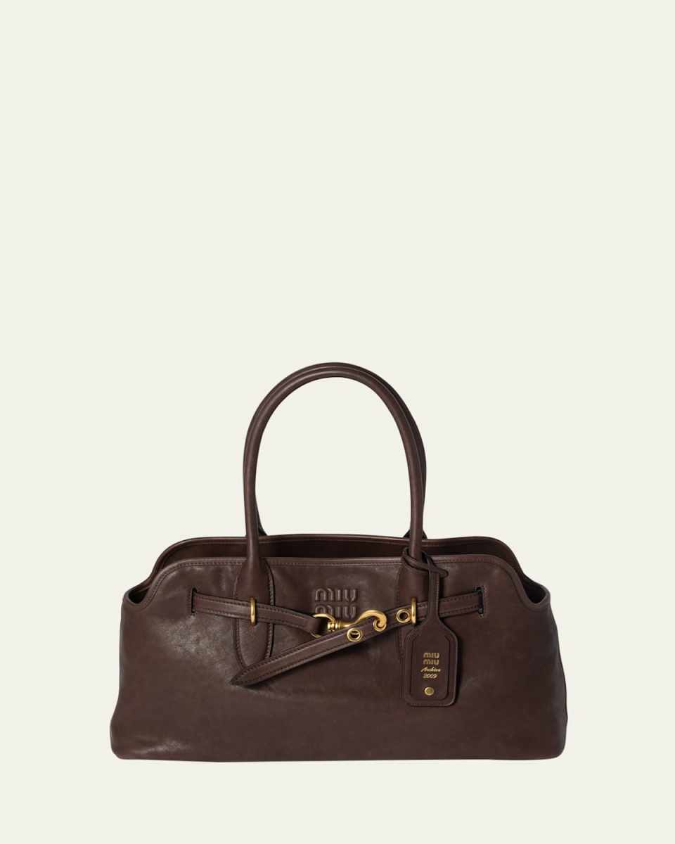 Aventure Lambskin Leather Shoulder Bag